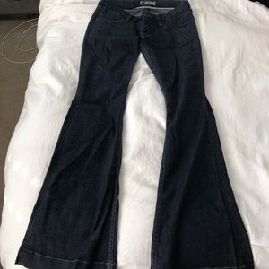 Hudson Bell Bottom lower rise Jeans